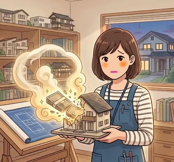 多額の損をするのを呆然と見ている女性